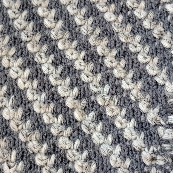 Anthropologie Angel of The North Tipperary Frayed Button Cardigan Jacket Grey S - Picture 13 of 13